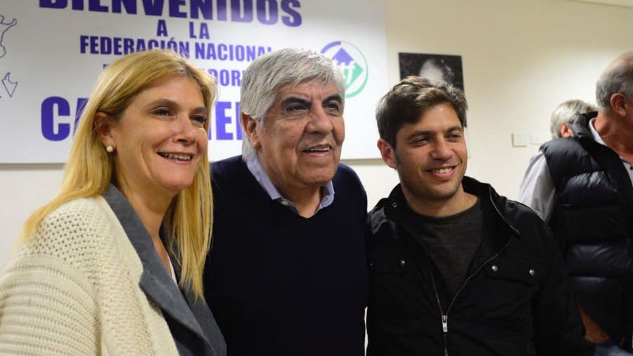 Elecciones 2019: Kicillof y Magario recibieron el apoyo del Frente Sindical de Hugo Moyano