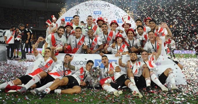 River campeón de la Supercopa Argentina: Goleó 5 a 0 a Racing y Gallardo sumó un nuevo título