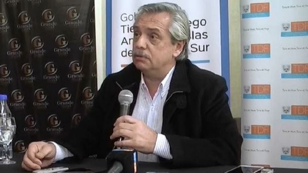 Alberto Fernández cumple agenda en Tierra del Fuego