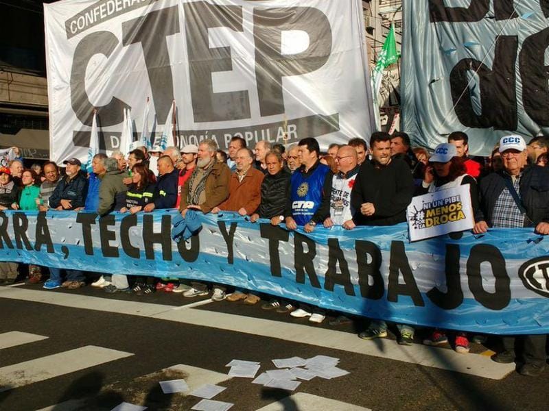 Diputados del Frente de Todos reciben a movimientos sociales por la "Emergencia Alimentaria"