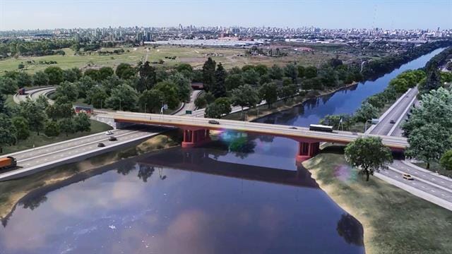 Comenzó la construcción del nuevo puente Lacarra sobre el Riachuelo que unirá Soldati y Lanús