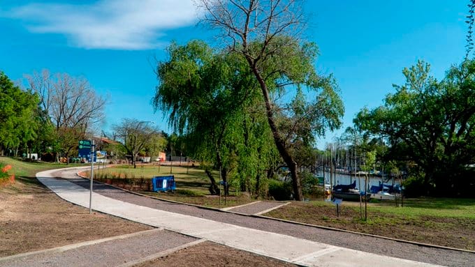 San Isidro: Posse inauguró el primer sector del parque público del puerto local