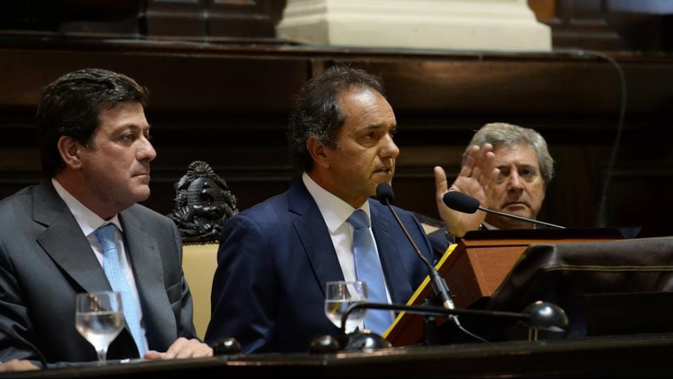 Apertura de sesiones en la Legislatura bonaerense: Críticas al discurso de Scioli