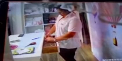 Video: Empleada de ARBA quedó filmada al robar en un negocio de San Clemente del Tuyú