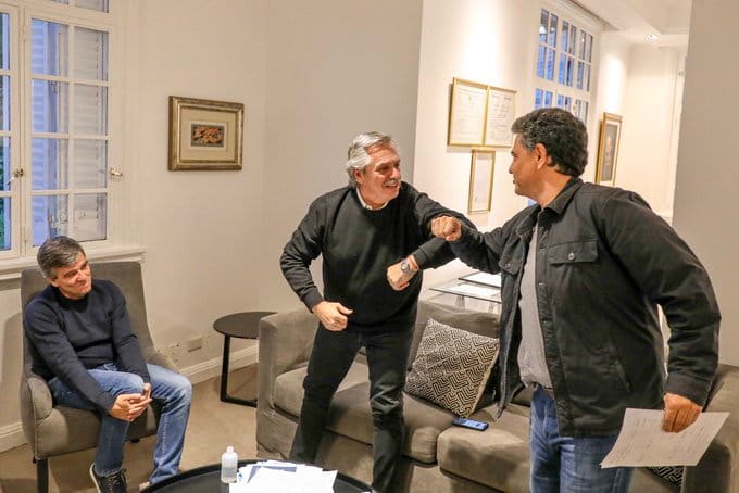 Coronavirus: Alberto Fernández mantuvo un encuentro con Jorge Macri y Juan Zabaleta en Olivos