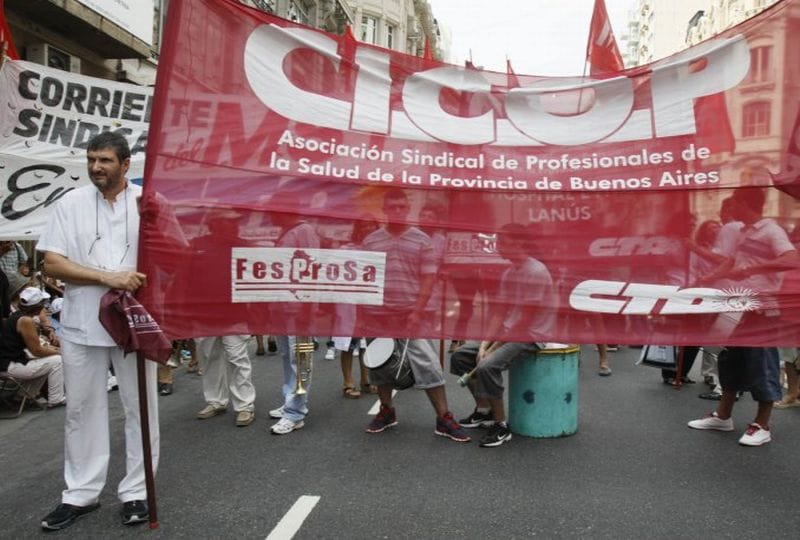 Médicos bonaerenses de Cicop ya ratificaron tres nuevos paros contra Vidal