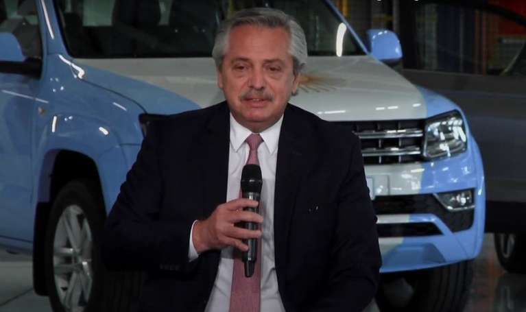 Alberto Fernández participa del anuncio de inversiones de Volkswagen en Pacheco
