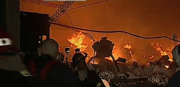 Incendio en una pañalera en Berazategui