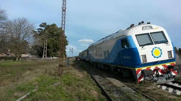 Descarriló tren Mar del Plata - Buenos Aires