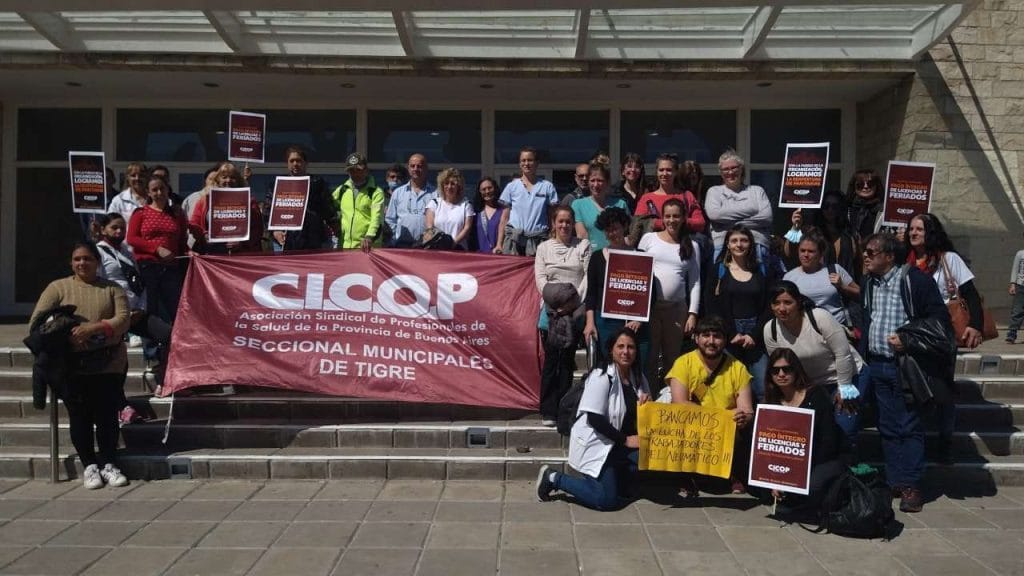 Continúa el paro de los médicos de Cicop en Tigre