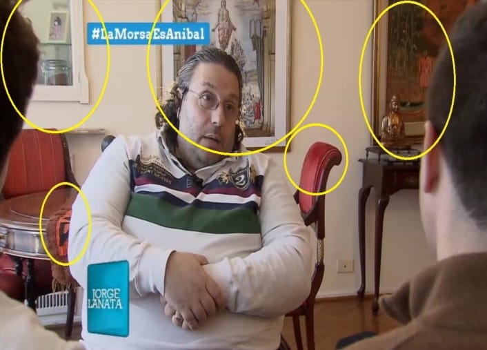 Denuncian que el informe de Lanata contra Aníbal Fernández se grabó en la casa de Carrió