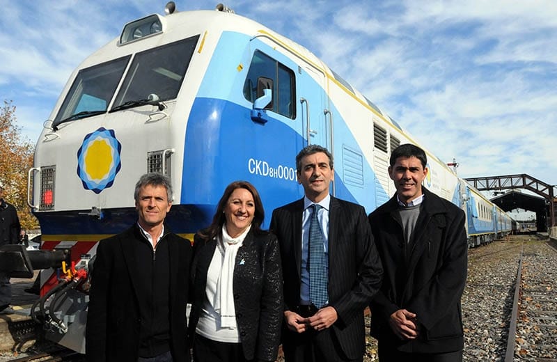 Primera prueba del tren Buenos Aires - Rosario