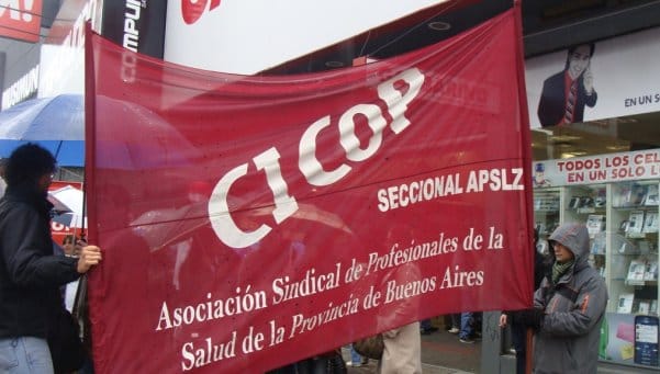Médicos bonaerenses de Cicop "en alerta" reclaman aumentos "no inferiores al 40%"