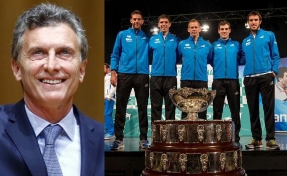 Macri garantizó un "merecido festejo" para el equipo campeón de la Copa Davis