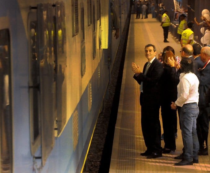 Randazzo sobre la llegada del tren a Rosario: "Ese sueño se pudo cumplir gracias a Cristina"