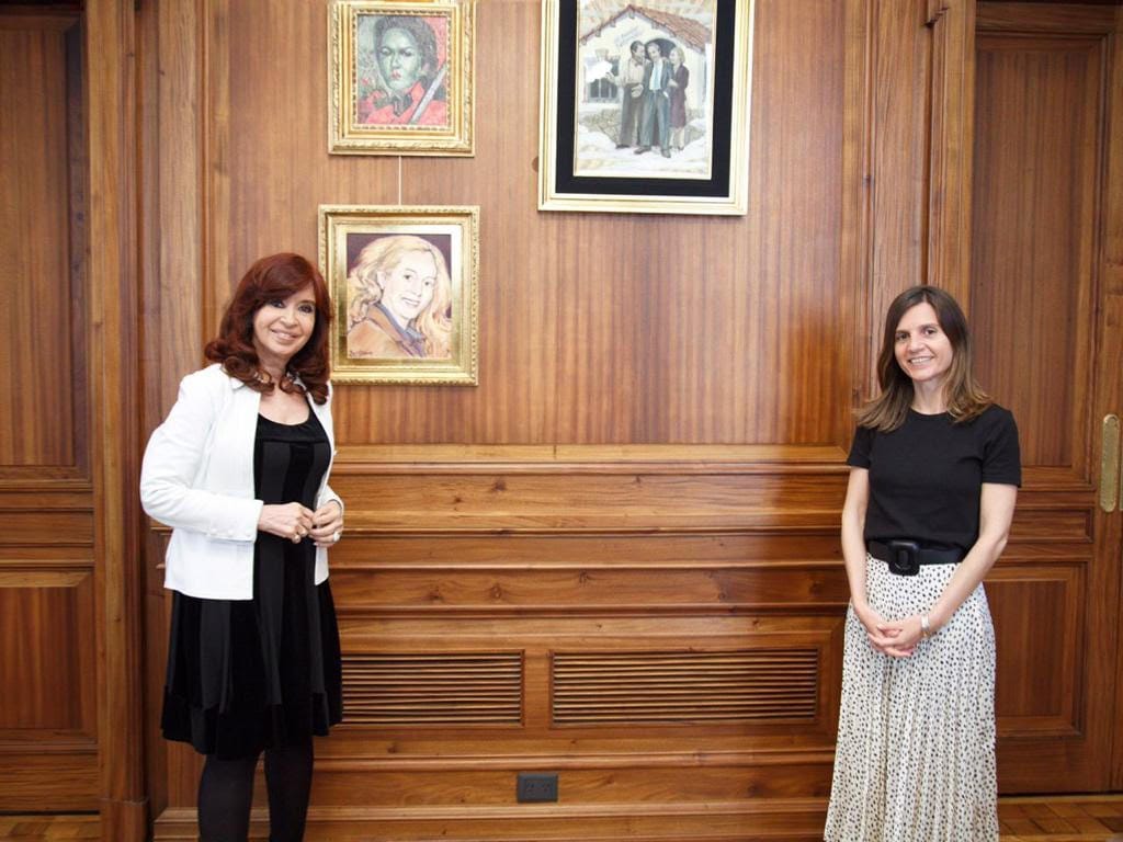 Cristina Kirchner y Fernanda Raverta analizaron la ley de defensa de activos del fondo de garantía de Anses