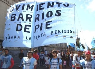 Movilización de Barrios de Pie en La Plata