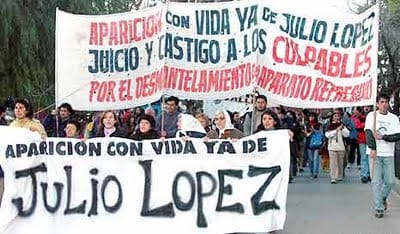 Marcha en La Plata a 8 años de la desaparición de Jorge Julio López