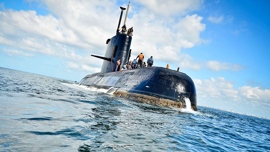 Todavía no hay rastros del submarino desaparecido en el Mar Argentino