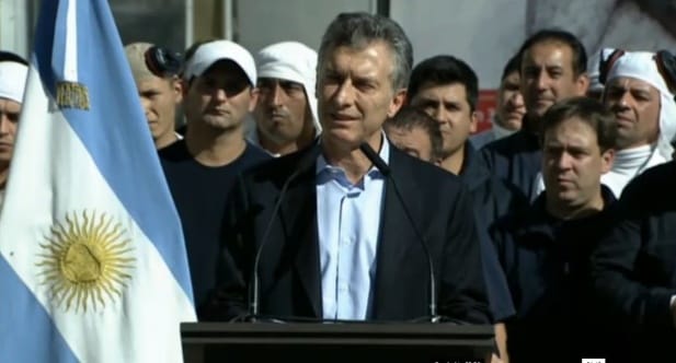 Macri anuncia su veto a la Ley Antidespidos