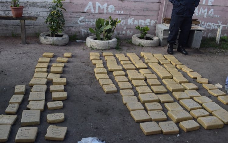Olavarría: Incautan casi 100 kilos de droga en un megaoperativo policial