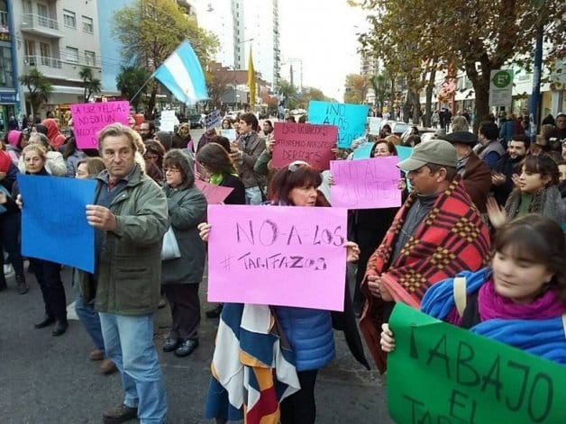 Olavarría: "Marcha de las Frazadas" contra los tarifazos