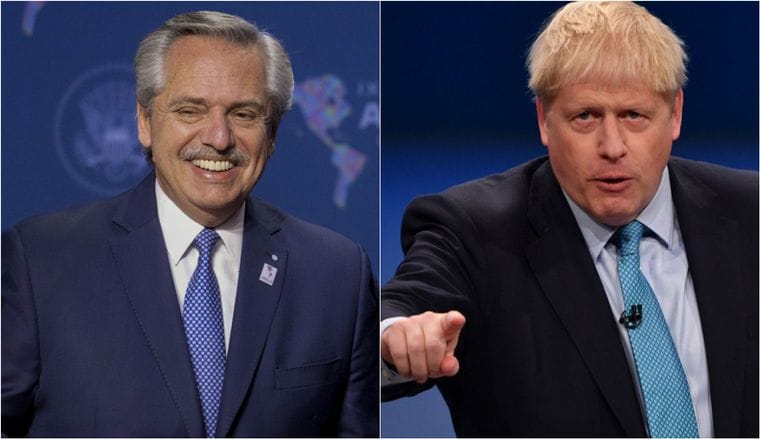 G7: Alberto Fernández mantiene reunión bilateral con su par inglés Boris Johnson