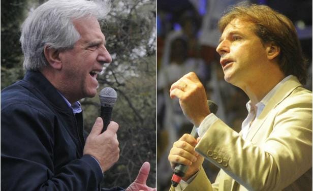 Elecciones en Uruguay: Tabaré Vázquez y Lacalle Pou disputan la presidencia en el ballotage