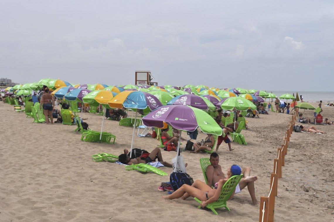 Playa pública: récord de visitantes en la primera quincena de febrero