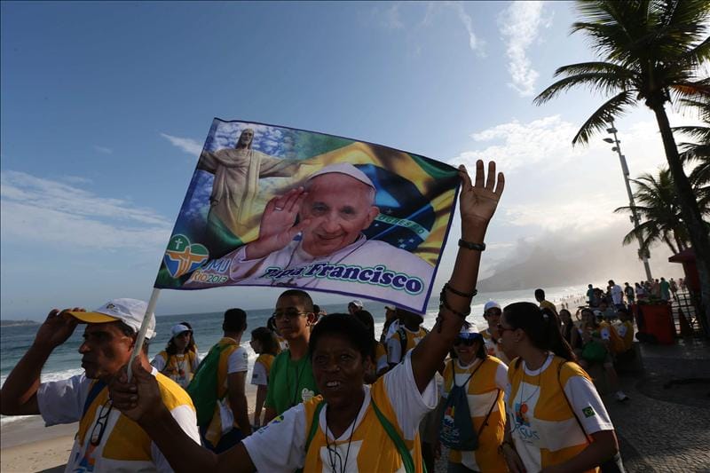 Más de 8 mil bonaerenses viajaron a Río de Janeiro para ver al Papa Francisco