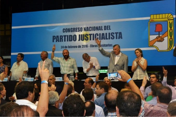 El Congreso del PJ conformó la Junta Electoral y ratificó internas para mayo