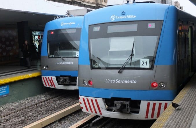 El Tren Sarmiento dejó sin servicio a miles de usuarios 