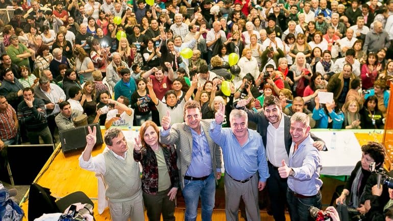 Elecciones 2015: Massa y Das Neves lanzaron partido en Chubut y cargaron contra Buzzi