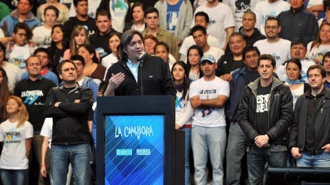 Acto de La Cámpora: Máximo Kirchner apuntó contra medios, oposición y sindicalismo