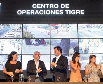 Zamora y Massa presentaron la plataforma de seguridad Alerta Tigre Global