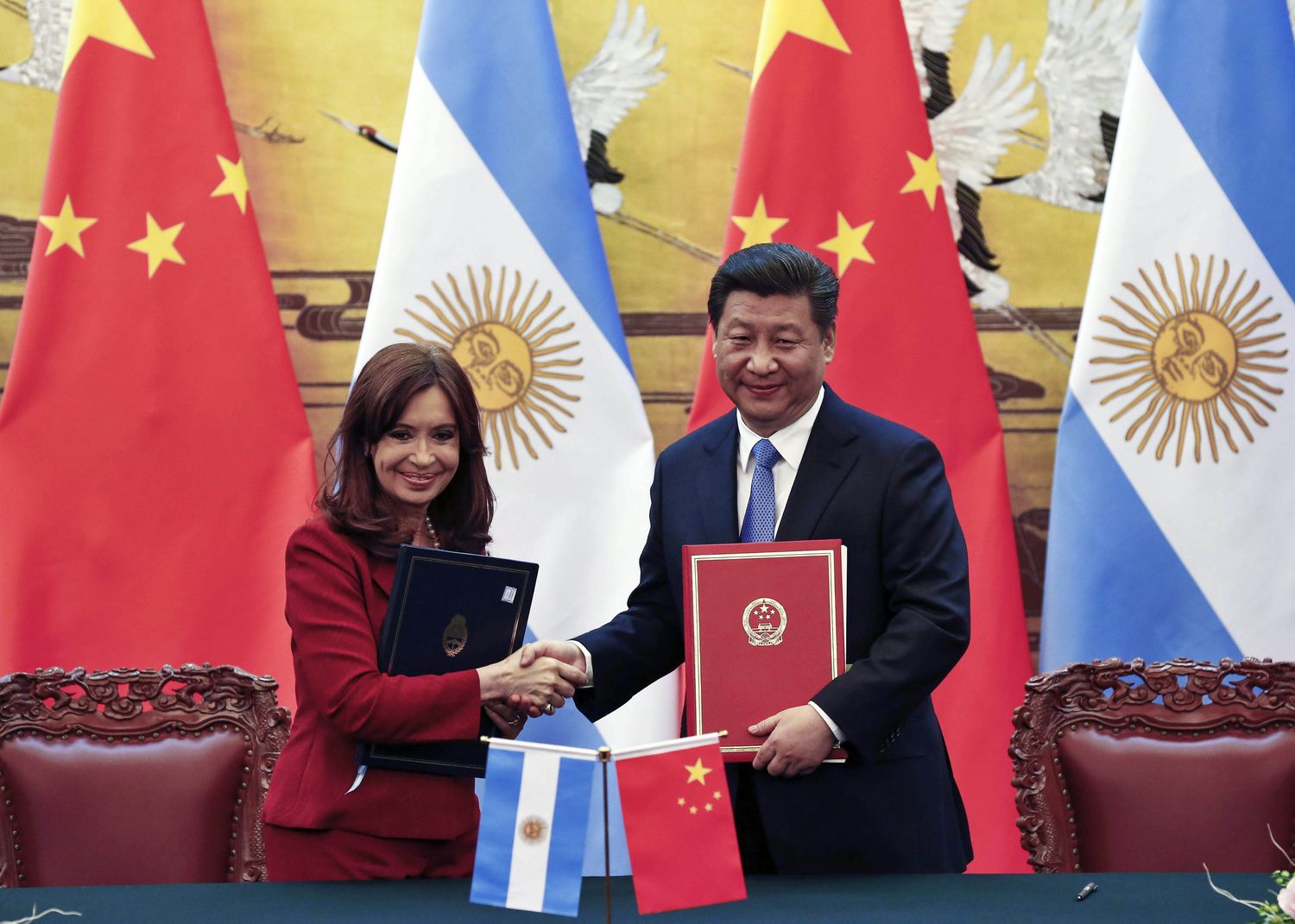 China: Cristina se reunió con Xi Jimping y firmó convenios bilaterales