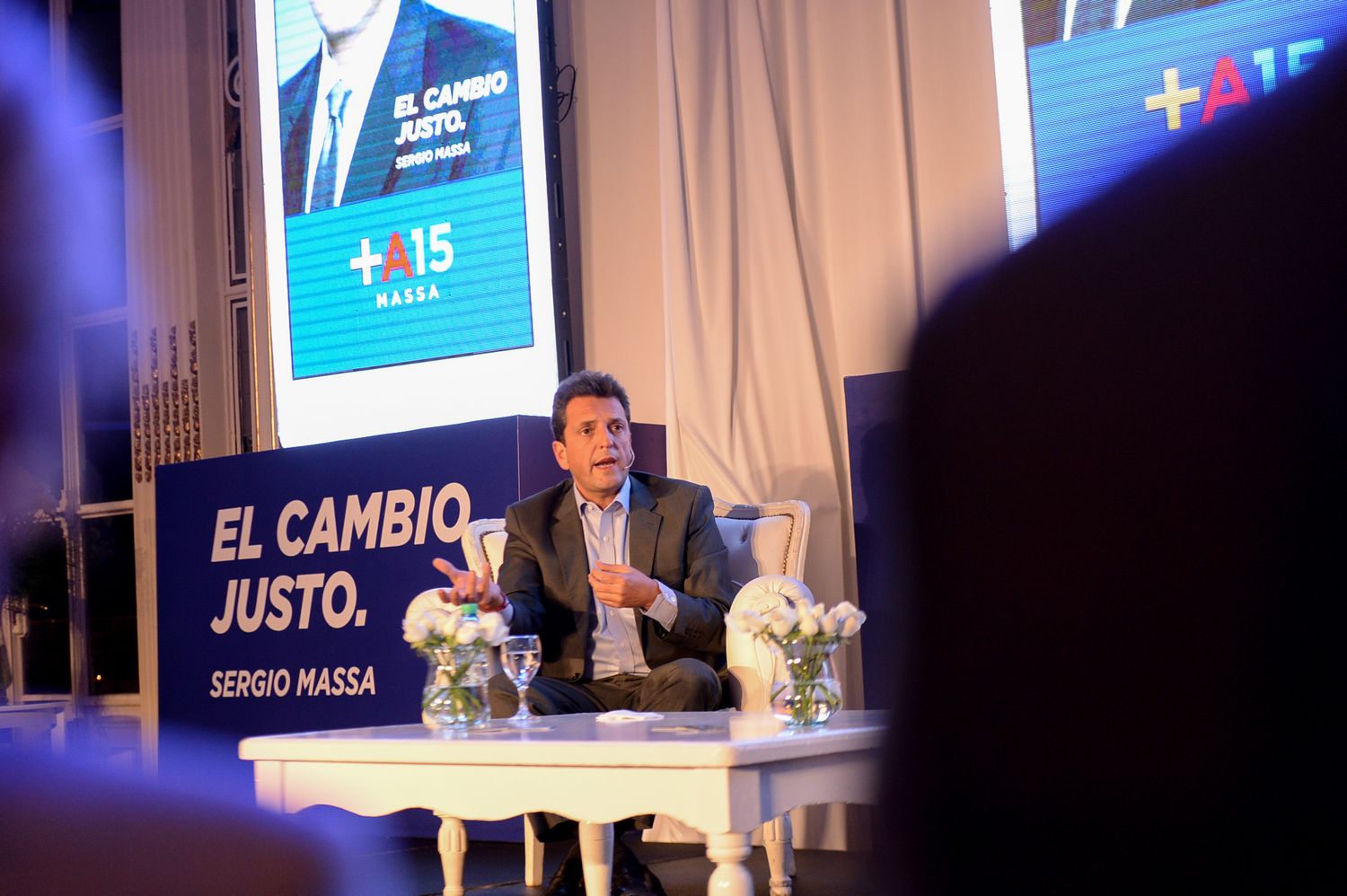 Elecciones 2015: Massa presentó su libro "El Cambio Justo"