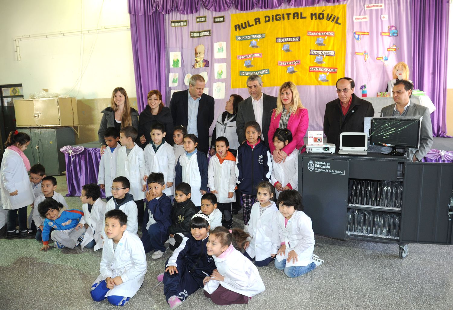 Aulas digitales en escuelas de Avellaneda