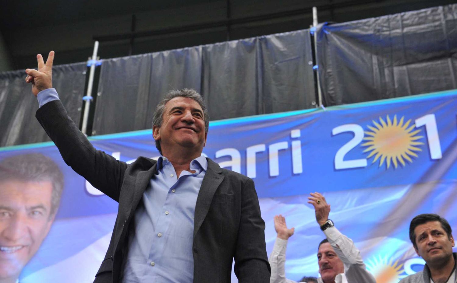 Elecciones 2015: Urribarri lanzó campaña a Presidente con un acto en Ferro