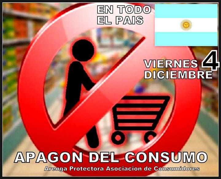 Aumentos de precios: Convocan a un "apagón del consumo" en supermercados