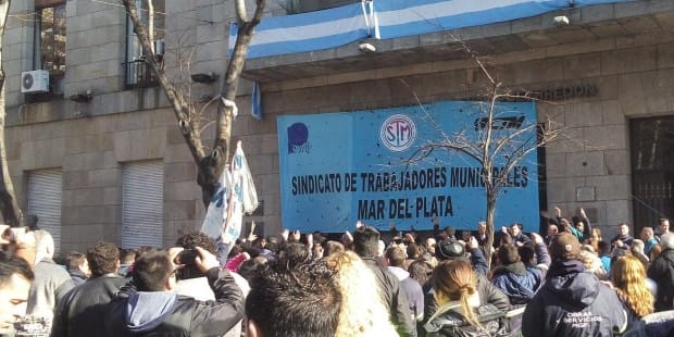 Conflicto de municipales en Mar del Plata: Paro este martes 25