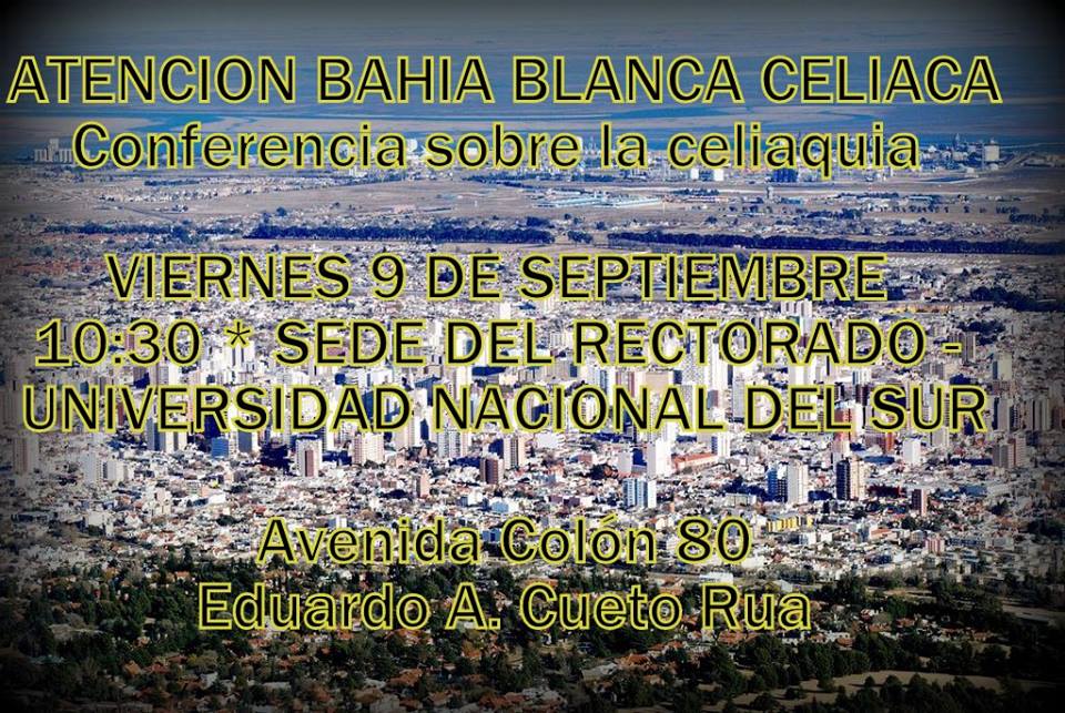Celiaquía: Cueto Rua diserta en Bahía Blanca 