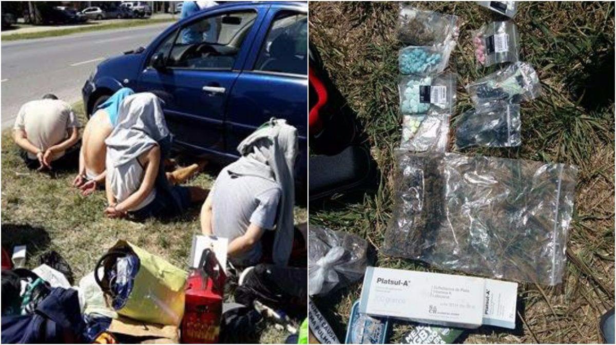 Mar del Plata: Detuvieron un auto con importante cantidad de droga en Ruta 2 