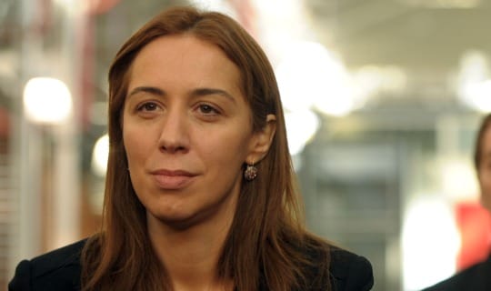 Elecciones 2015: María Eugenia Vidal convoca a "mateada" en Pehuajó