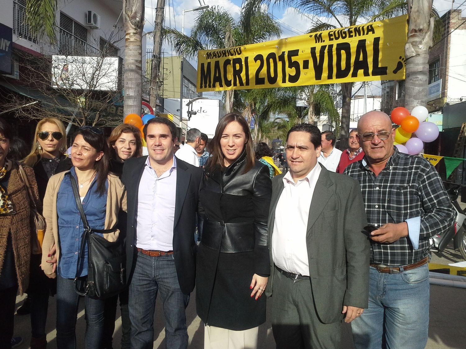 Elecciones 2015: Vidal escuchó reclamos de vecinos de Ezeiza