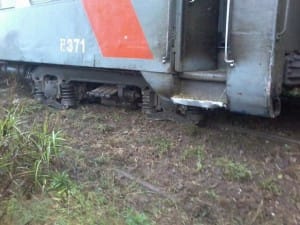 Descarriló tren de la línea San Martín en Chacabuco 