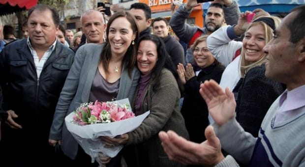 Elecciones 2013: María Eugenia Vidal recorrió Berazategui