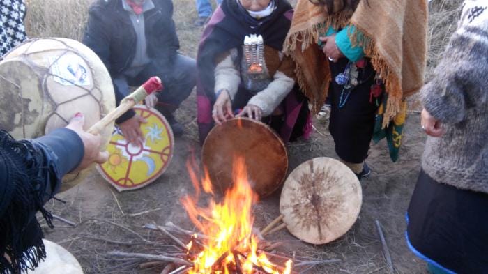 La Comunidad Mapuche recuperó restos óseos de 2700 años de antigüedad
