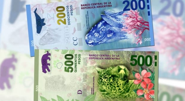 El Gobierno emitirá billetes de 200 y 500 pesos con figuras de animales