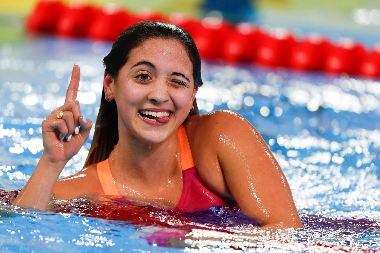 Lima 2019: Delfina Pignatiello robó los 800 metros libres y logró su segundo oro